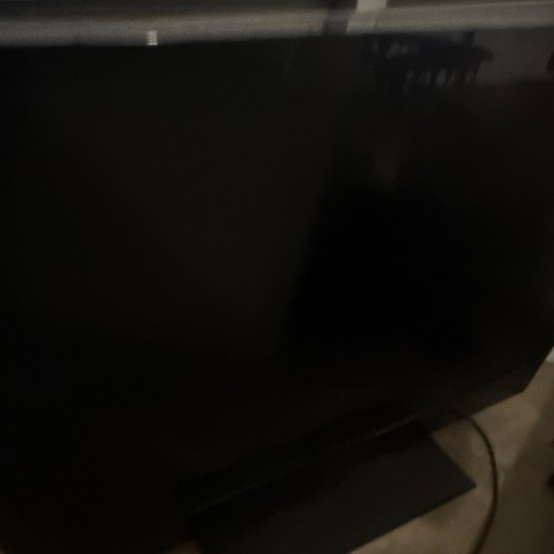 Black flat screen computer - black,