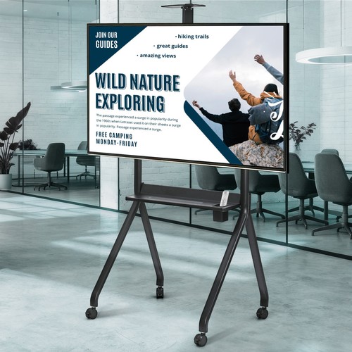 Stand flat screen mobile - tv,
